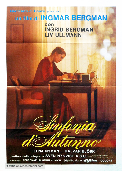 H&ouml;stsonaten - Italian Movie Poster