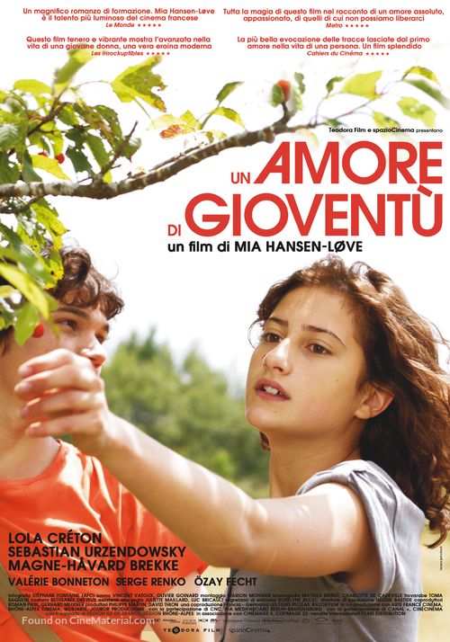 Un amour de jeunesse - Italian Movie Poster