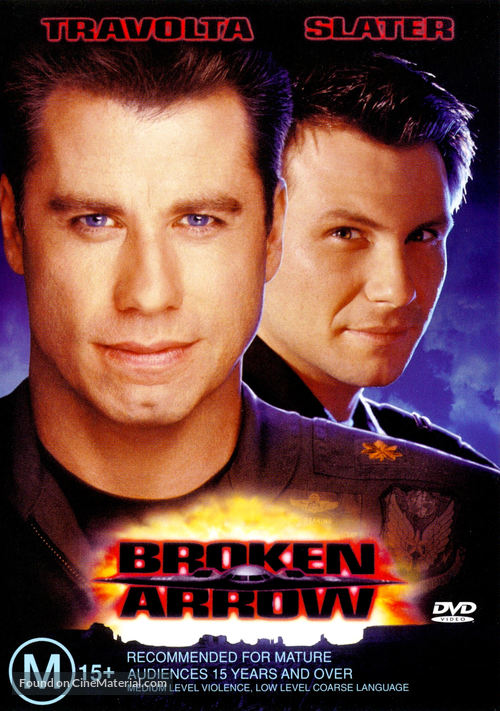 Broken Arrow - Australian DVD movie cover