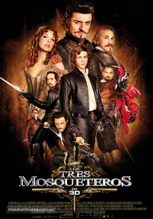 The Three Musketeers - Spanish Movie Poster