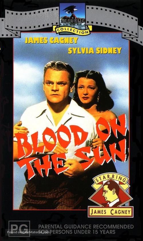 Blood on the Sun - Australian VHS movie cover