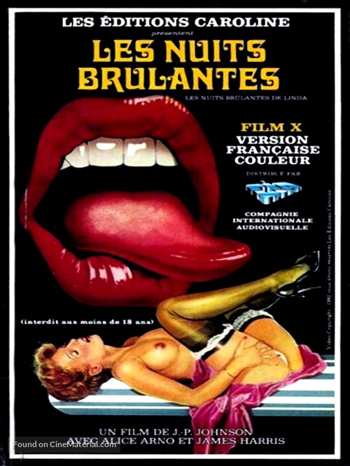 Les nuits br&ucirc;lantes de Linda - French Movie Poster