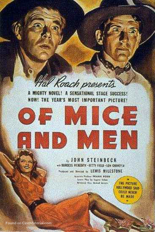 Of Mice and Men - Movie Poster