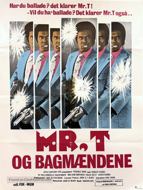 Trouble Man - Danish Movie Poster