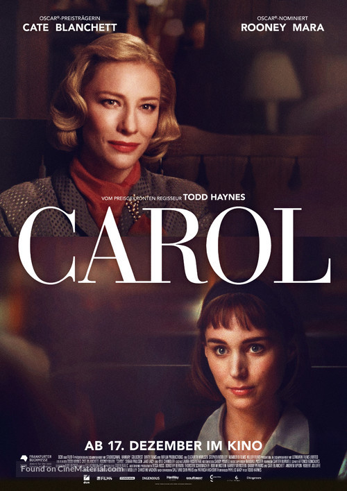 Carol - German Movie Poster