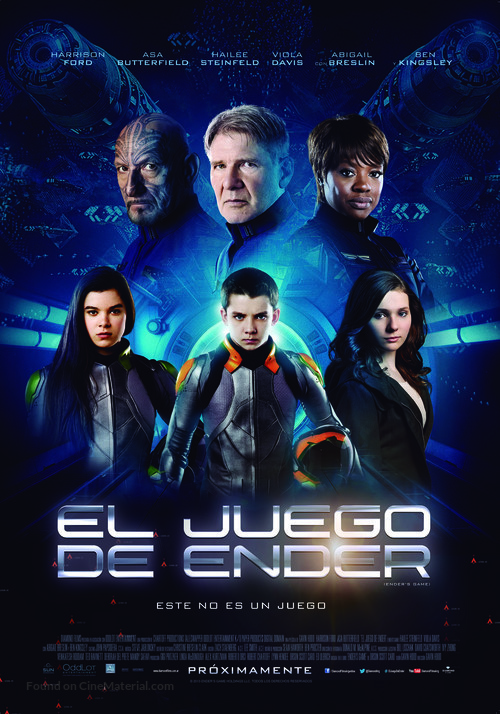 Ender&#039;s Game - Argentinian Movie Poster
