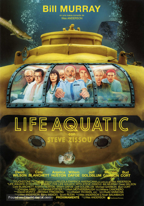 The Life Aquatic with Steve Zissou - Spanish Movie Poster