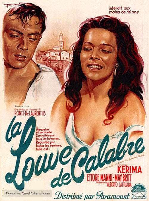 La lupa - French Movie Poster