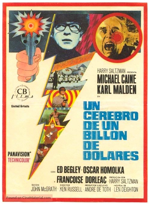 Billion Dollar Brain - Spanish Movie Poster