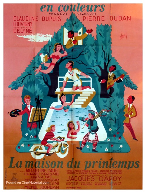 La maison du printemps - French Movie Poster