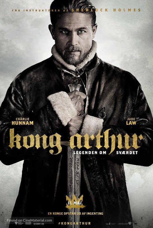 King Arthur: Legend of the Sword - Danish Movie Poster