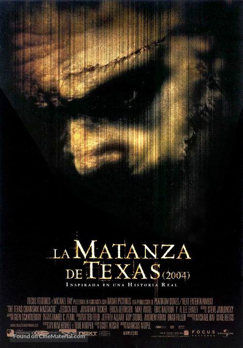 The Texas Chainsaw Massacre - Spanish Movie Poster