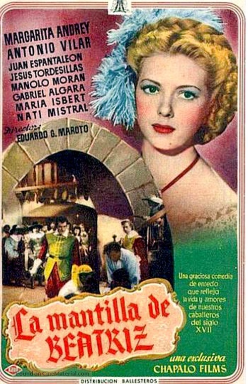 La mantilla de Beatriz - Spanish Movie Poster