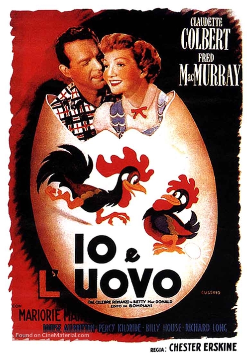 The Egg and I - Italian Movie Poster