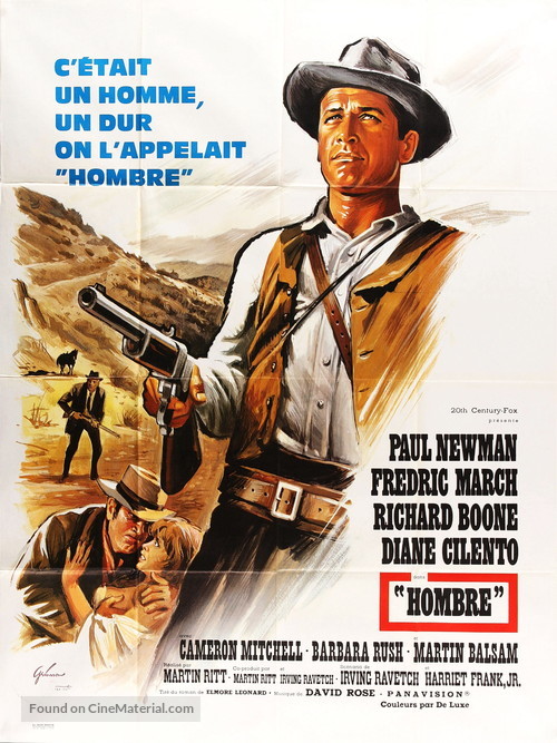 Hombre - French Movie Poster