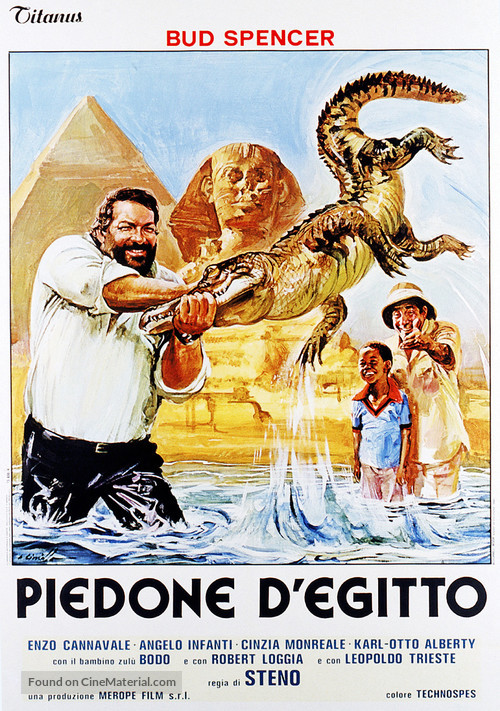 Piedone d&#039;Egitto - Italian Movie Poster