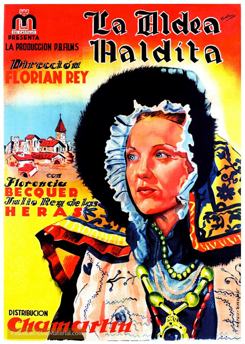 La Aldea maldita - Spanish Movie Poster