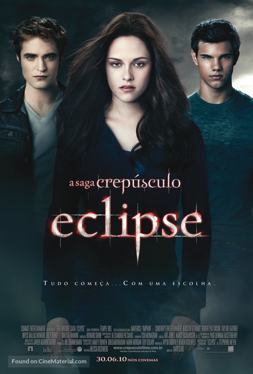 The Twilight Saga: Eclipse - Brazilian Movie Poster