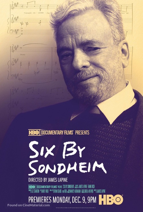 Six by Sondheim - Movie Poster