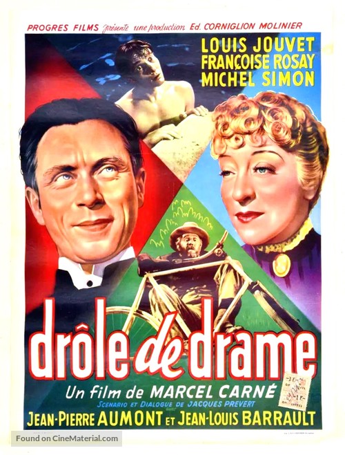 Dr&ocirc;le de drame ou L&#039;&egrave;trange aventure de Docteur Molyneux - Belgian Movie Poster