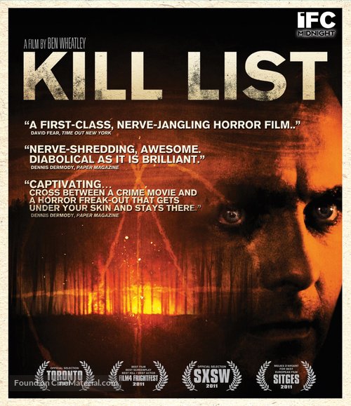 Kill List - Blu-Ray movie cover