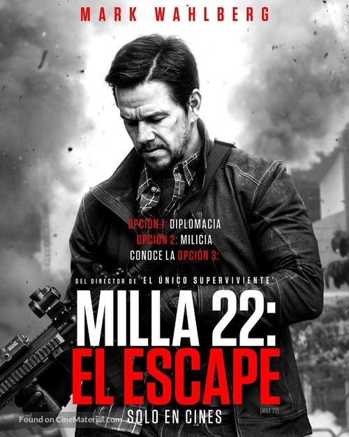 Mile 22 - Argentinian Movie Poster