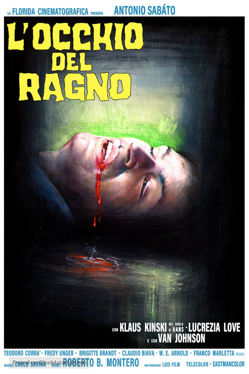 L&#039;occhio del ragno - Italian Movie Poster