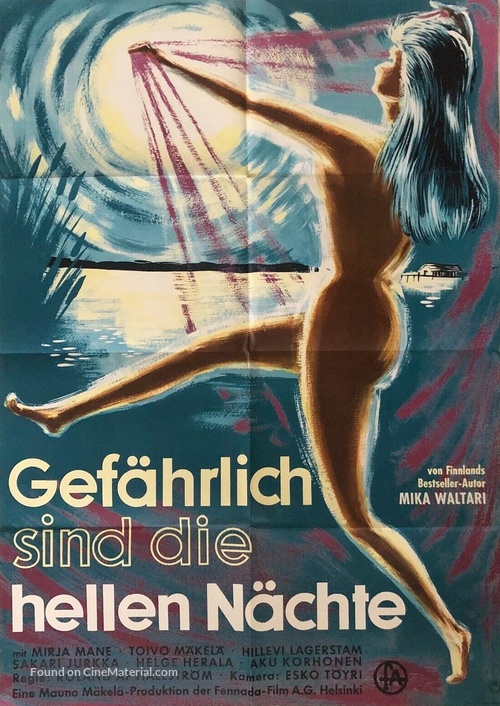 Noita palaa el&auml;m&auml;&auml;n - German Movie Poster