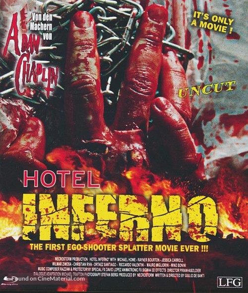 Hotel Inferno - Austrian Blu-Ray movie cover