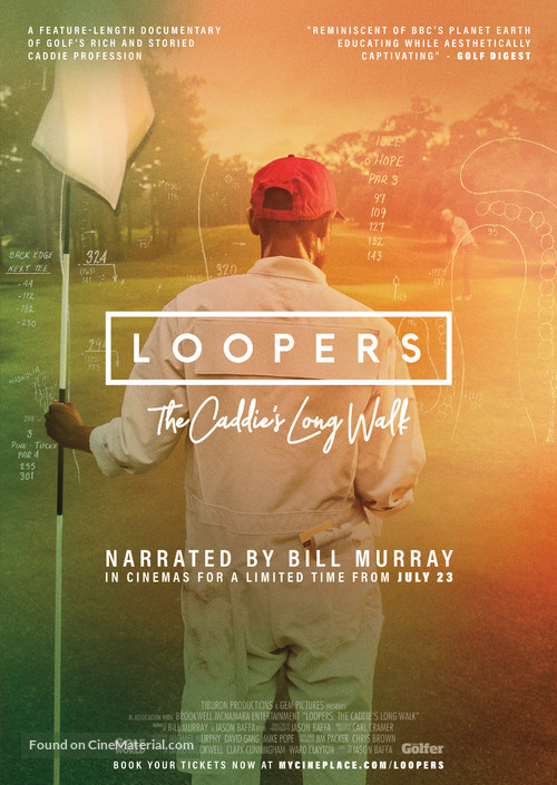 Loopers; The Caddie&#039;s Long Walk - British Movie Poster