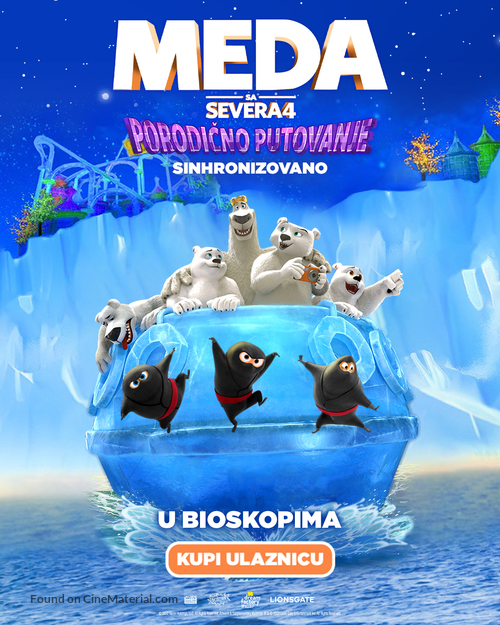 Norm of the North: Family Vacation - Serbian Movie Poster