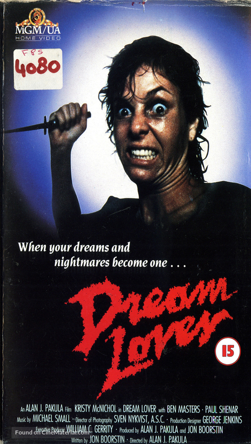 Dream Lover - British VHS movie cover
