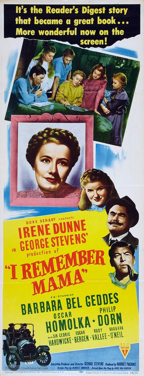 I Remember Mama - Movie Poster