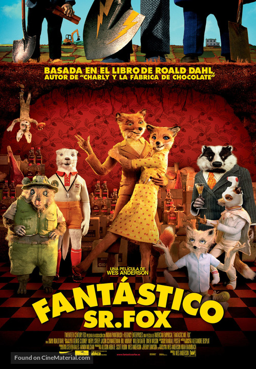 Fantastic Mr. Fox - Spanish Movie Poster