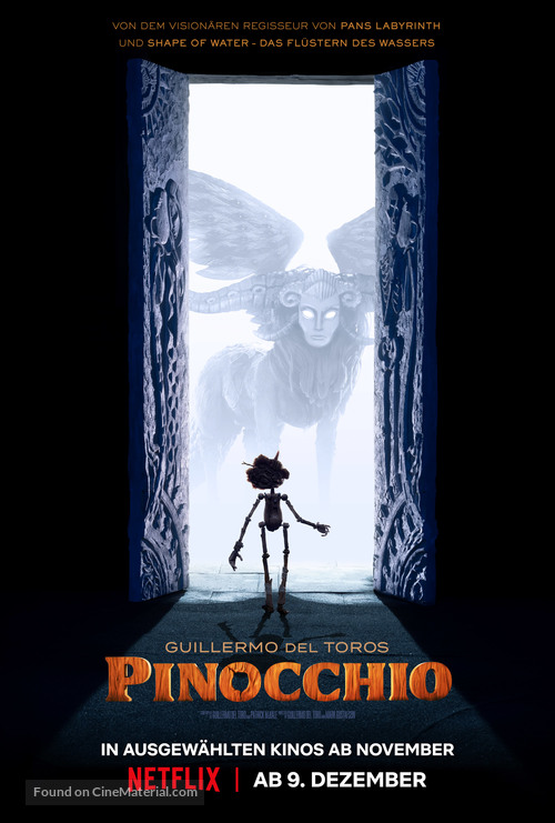 Guillermo del Toro&#039;s Pinocchio - German Movie Poster