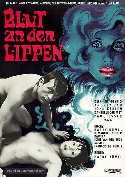 Les l&egrave;vres rouges - German Movie Poster