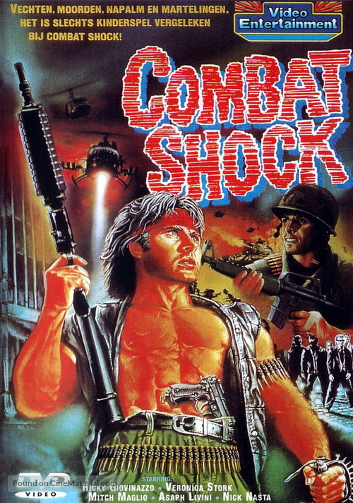 Combat Shock - Dutch VHS movie cover
