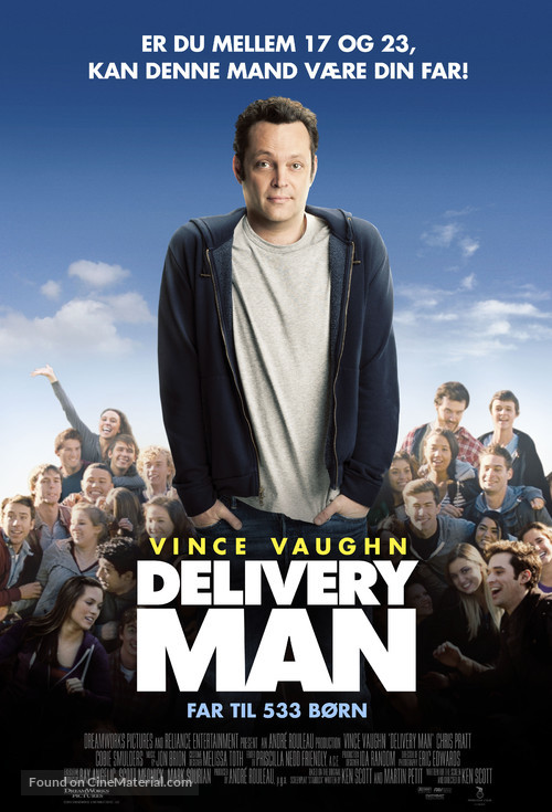 Delivery Man - Danish Movie Poster