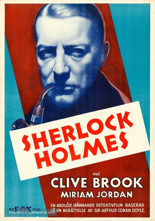 Sherlock Holmes - Swedish Movie Poster