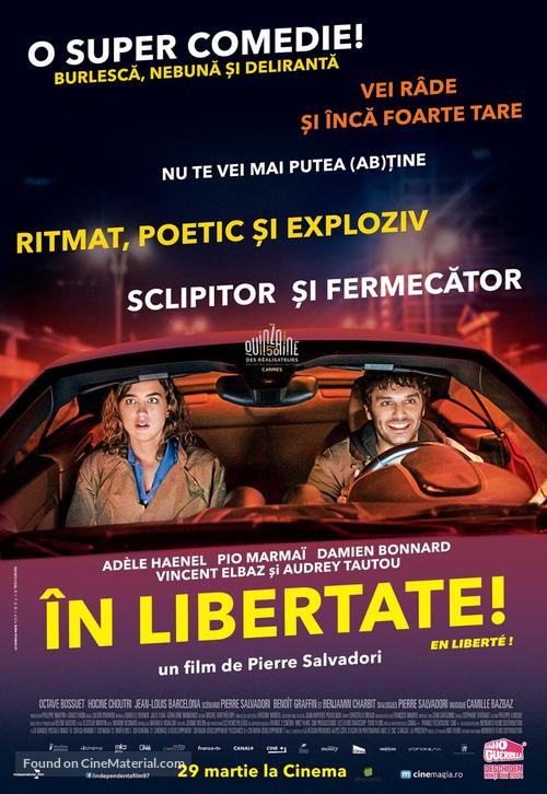 En libert&eacute; - Romanian Movie Poster