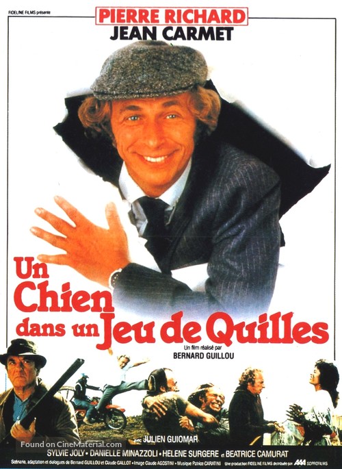 Un chien dans un jeu de quilles - French Movie Poster