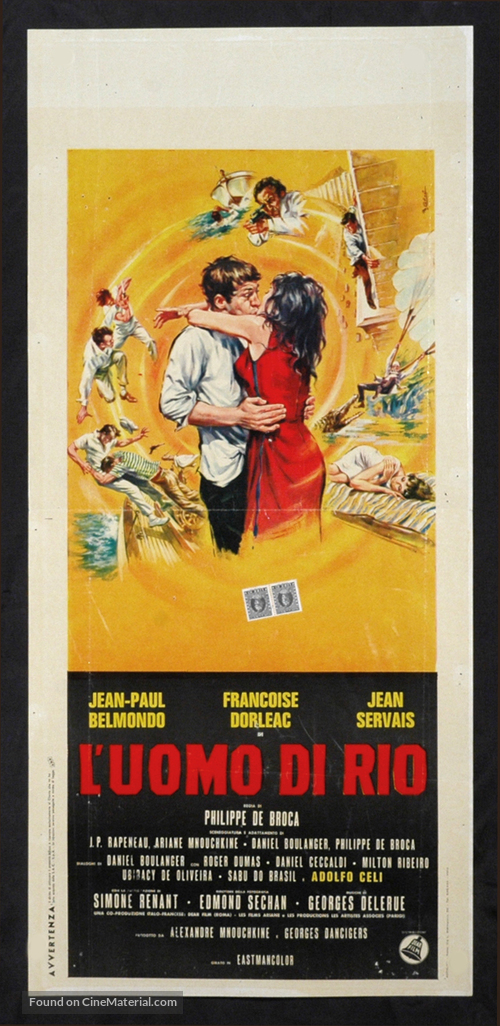 L&#039;homme de Rio - Italian Movie Poster