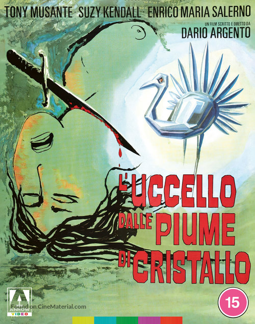 L&#039;uccello dalle piume di cristallo - British Blu-Ray movie cover