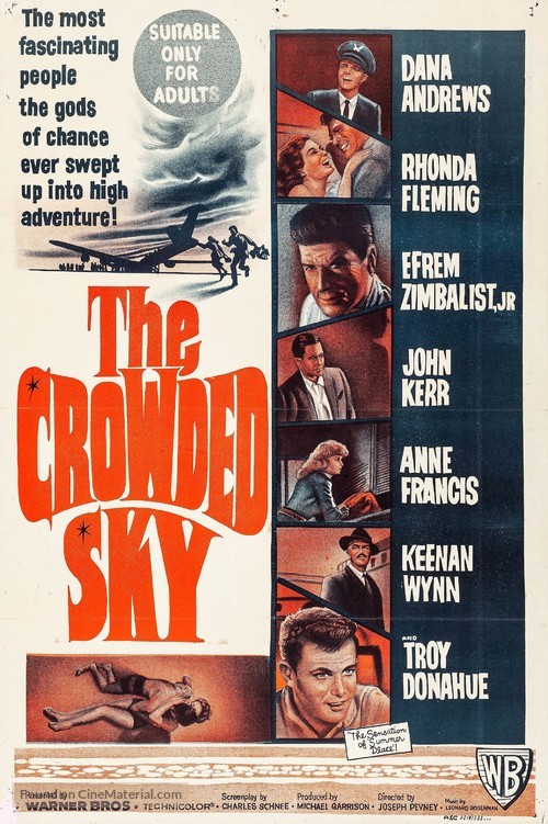 The Crowded Sky - Australian Movie Poster