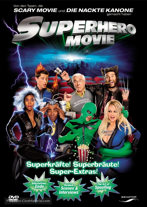 Superhero Movie - German DVD movie cover
