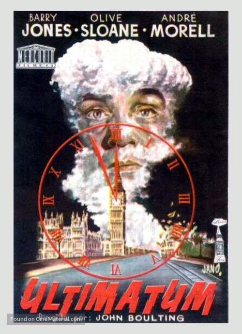 Seven Days to Noon - Spanish Movie Poster