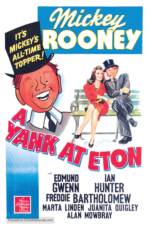 A Yank at Eton - DVD movie cover