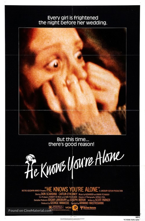 He Knows You&#039;re Alone - Movie Poster