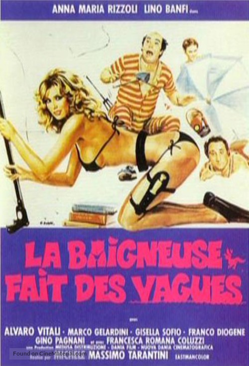 L&#039;insegnante al mare con tutta la classe - French DVD movie cover