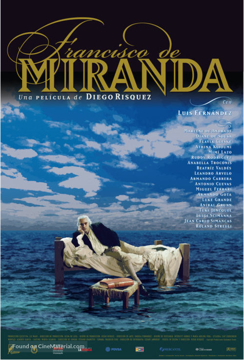 Francisco de Miranda - Venezuelan Movie Poster